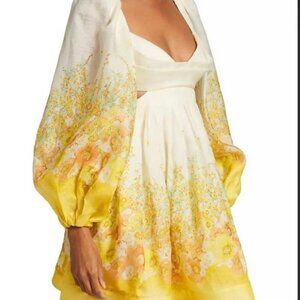 Zimmerman Bralette Ombre Floral  Minidress